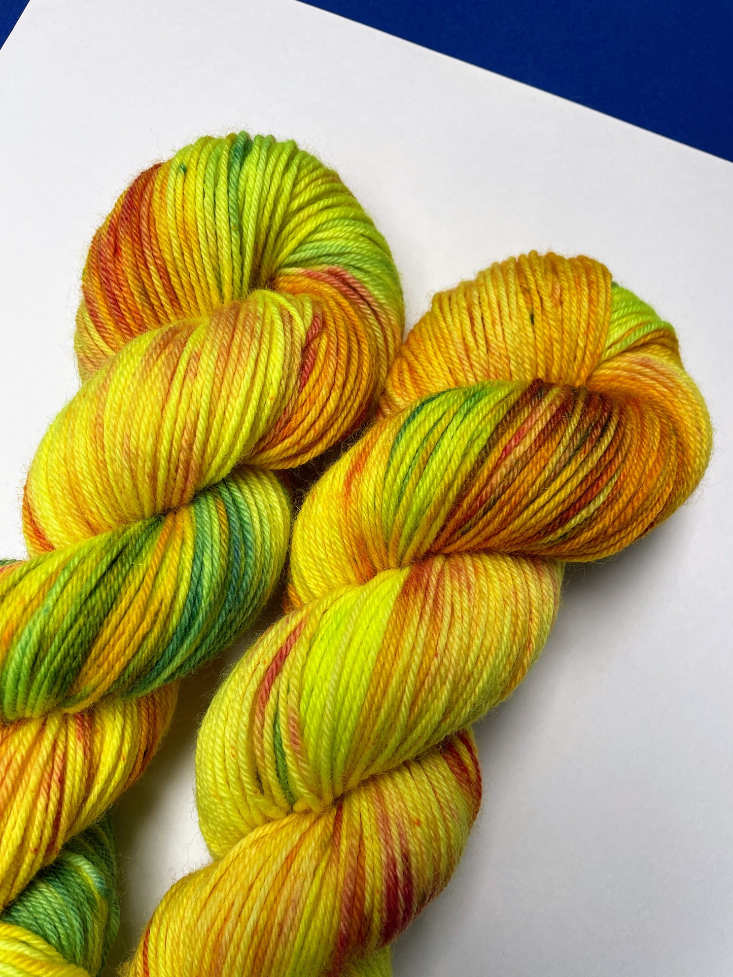 100g BFL Marigold Hand-dyed Yarn