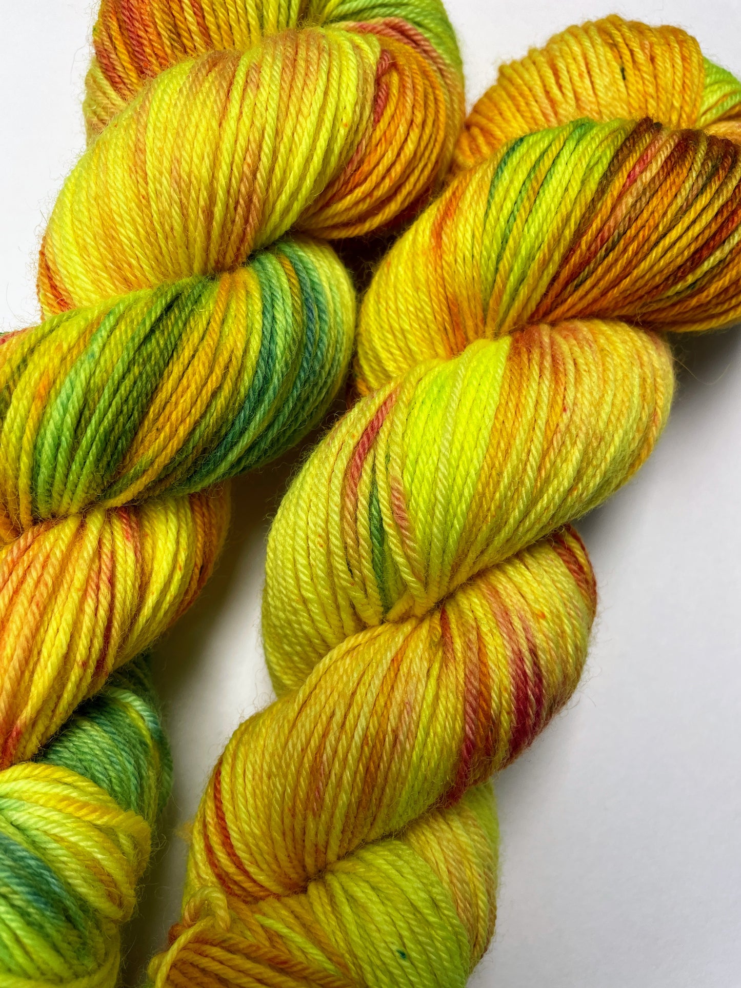 100g BFL Marigold Hand-dyed Yarn