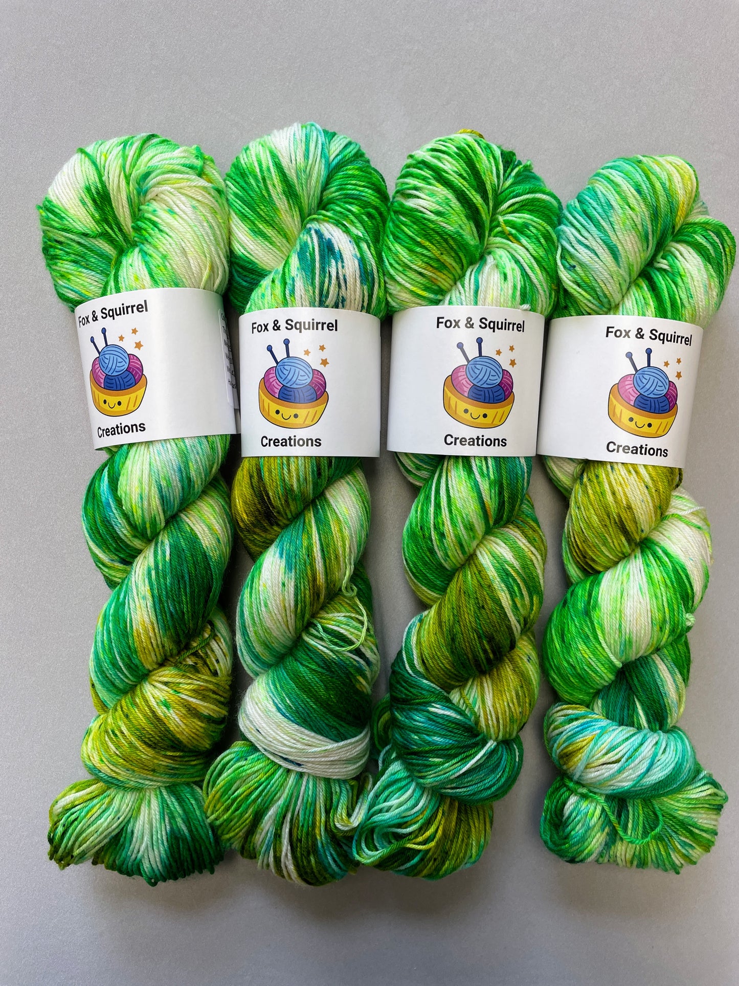 100g Apple Sprinkles - Hand-dyed Yarn