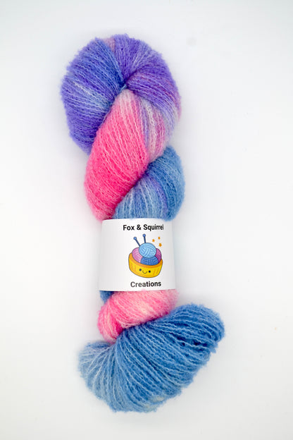 100g 4ply Boucle Sweet Candy Hand-dyed Yarn