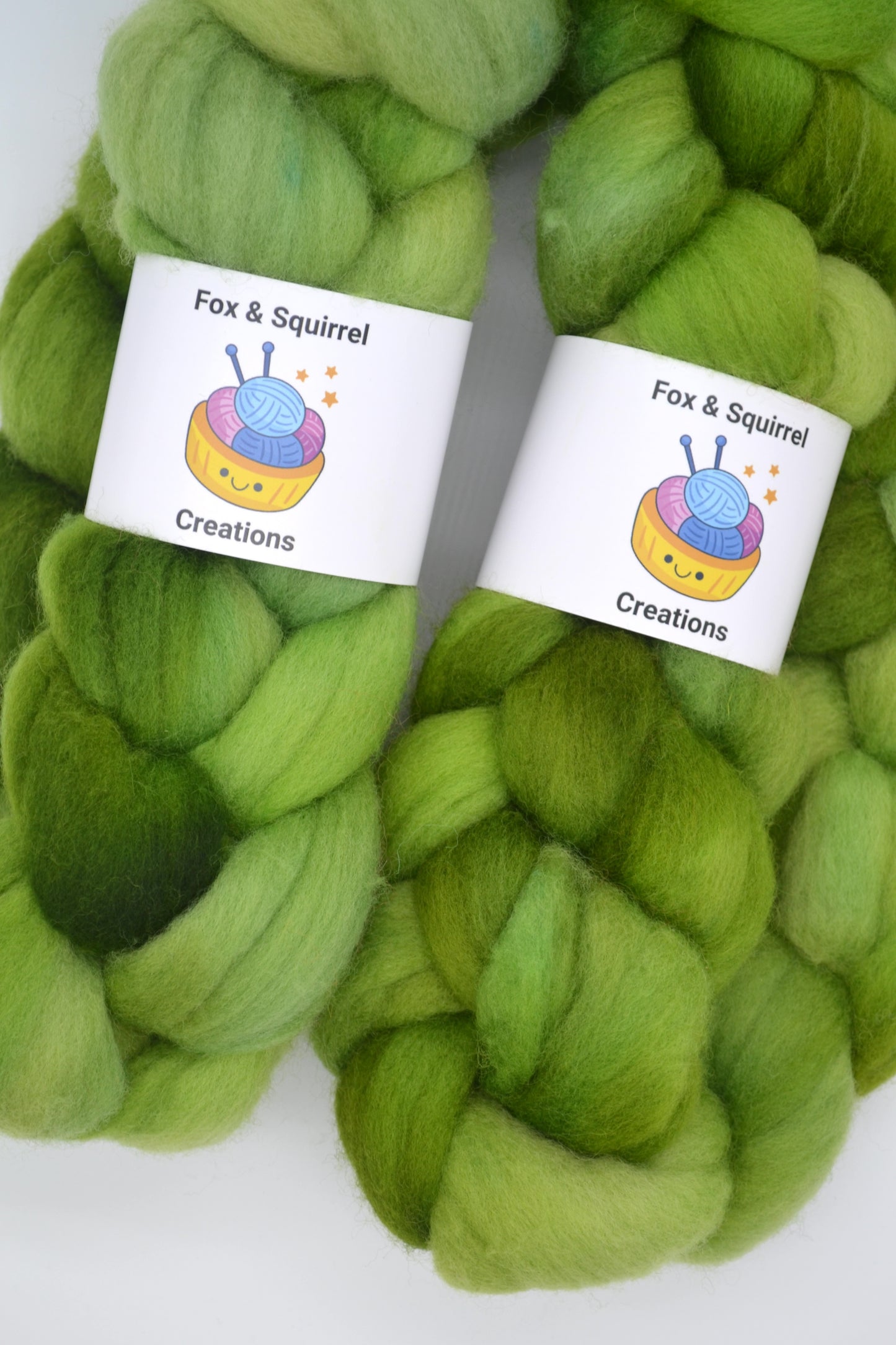 Cormo - Green Twist 100g Hand-dyed Fibre