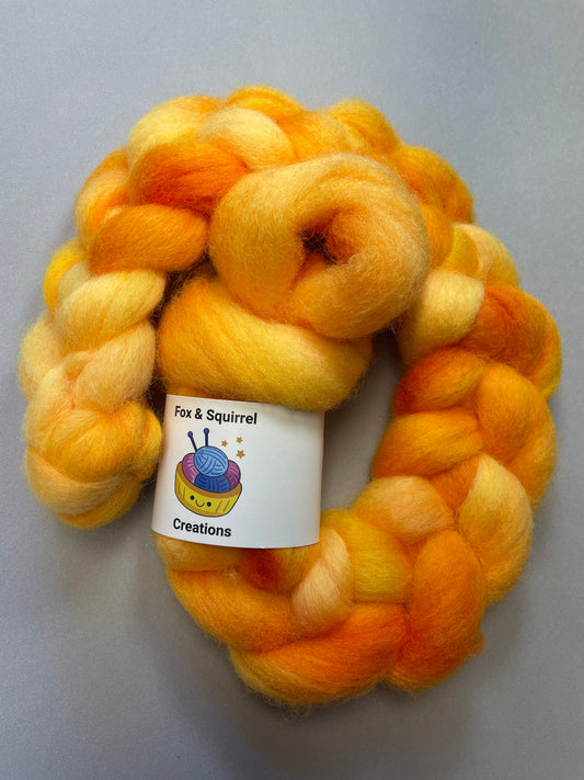 Corriedale - Gold 100g Fibre Roving