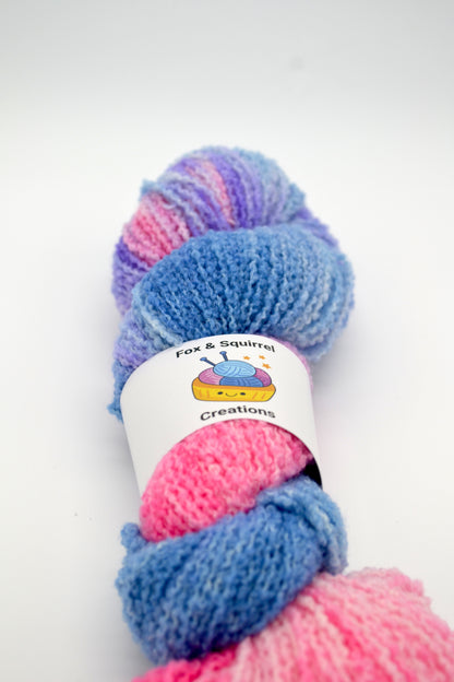 100g DK Boucle Sweet Candy Hand-dyed Yarn