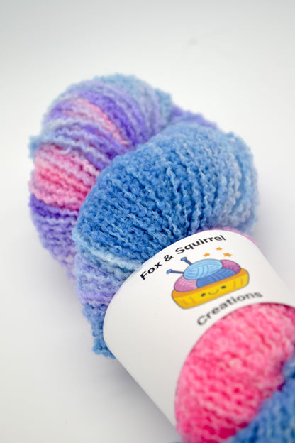 100g DK Boucle Sweet Candy Hand-dyed Yarn