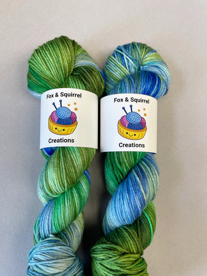 100g Coastal Headland - Hand-dyed Yarn