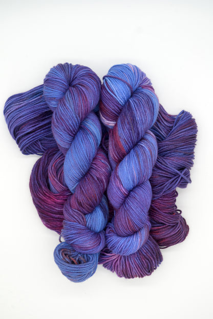 100g DK Blueberry Pie Hand-dyed Yarn