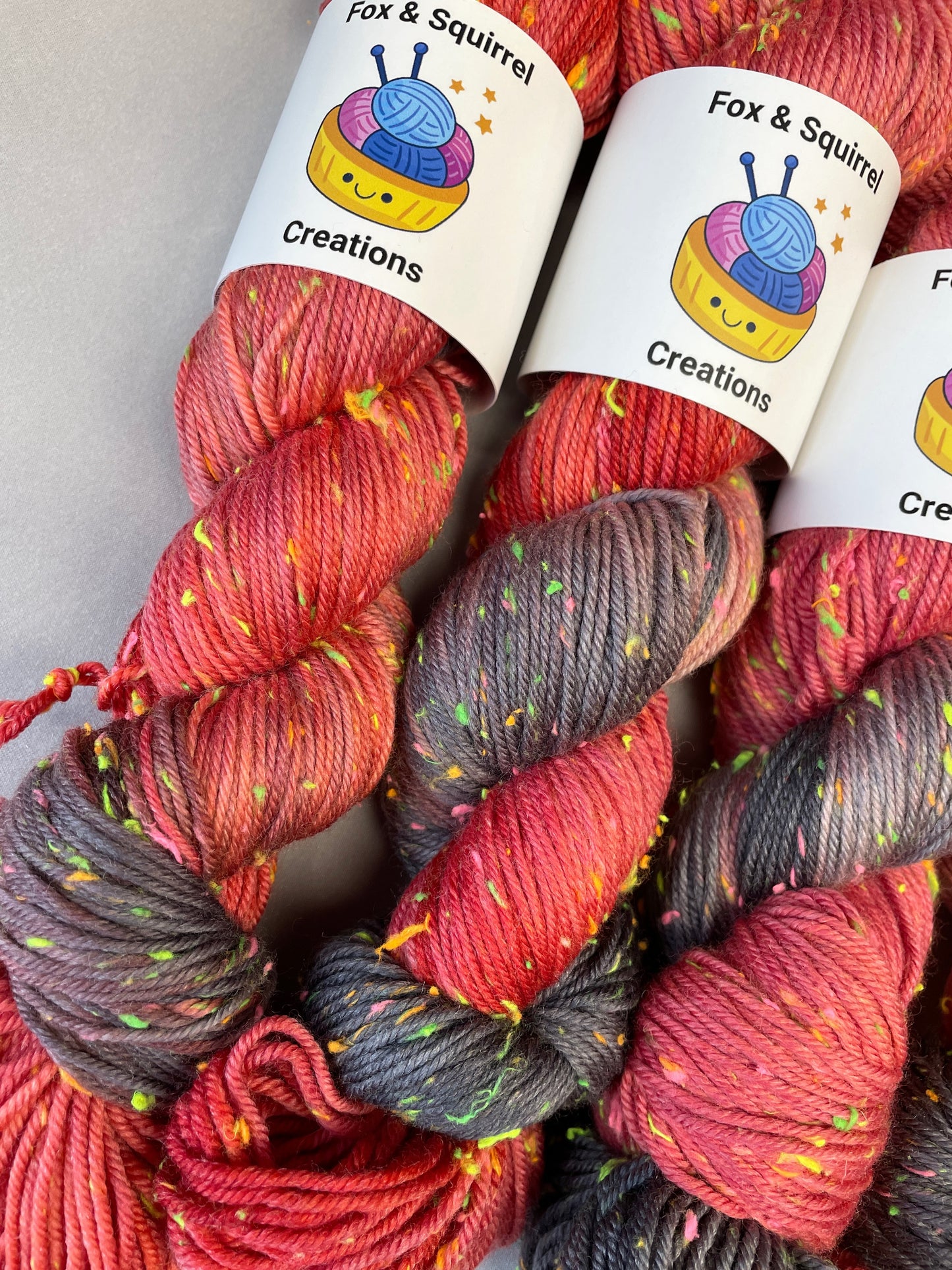 100g Cherry Pop! - Hand-dyed Yarn