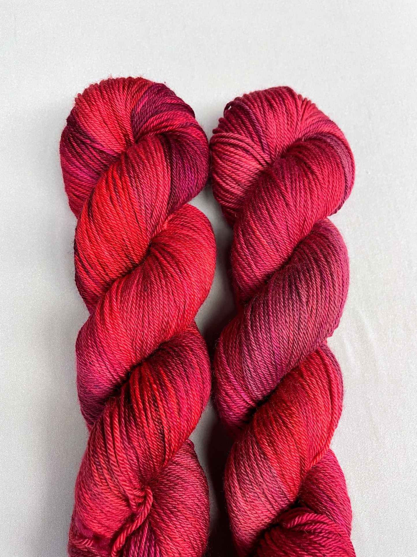 100g Rosy Claret - Hand-dyed Yarn