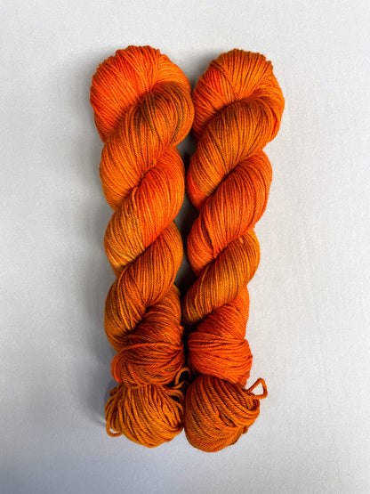 100g Warm Amber - Hand-dyed Yarn