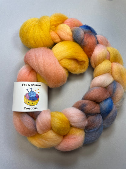 Polwarth - Pebble Sands 100g Fibre Roving