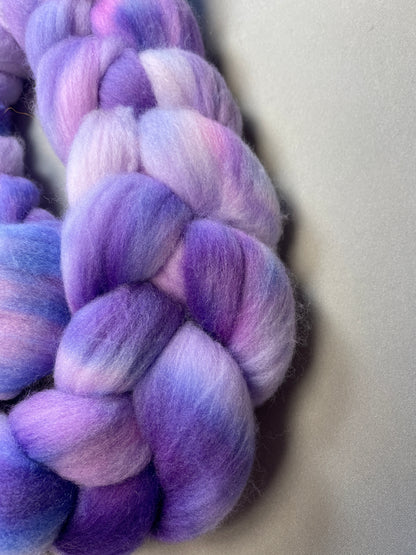Rambouillet - Lavender Crush 100g Fibre Roving