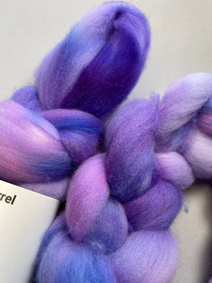 Rambouillet - Lavender Crush 100g Fibre Roving