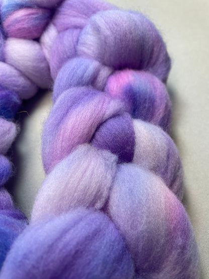 Rambouillet - Lavender Crush 100g Fibre Roving