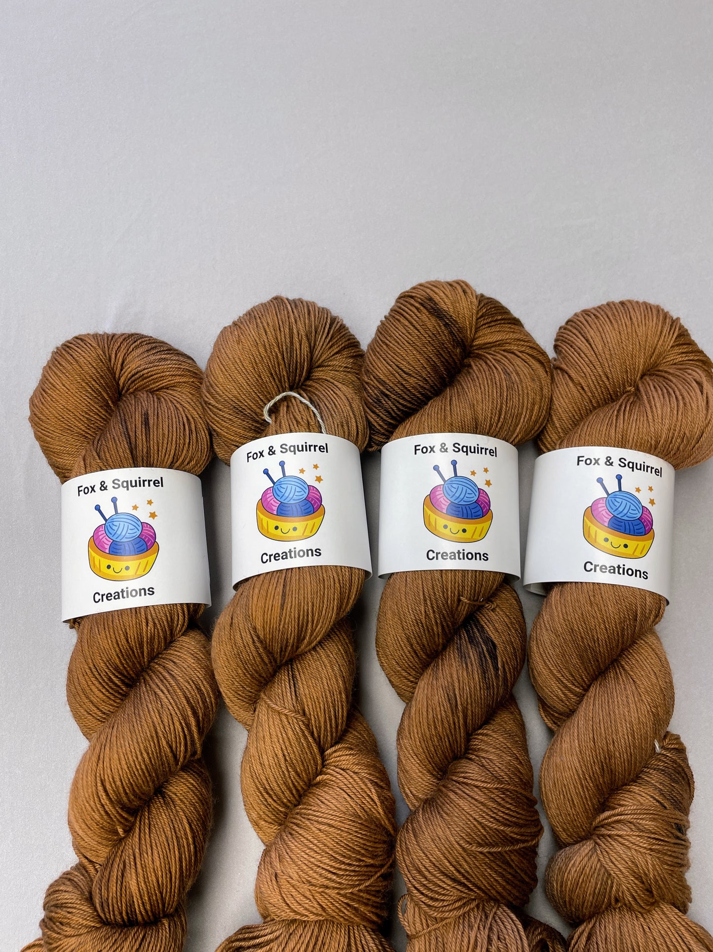 100g Chestnut (semi-solid) - Hand-dyed Yarn