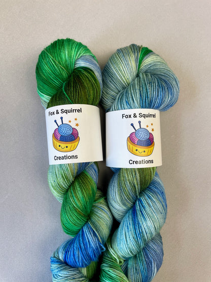 100g Coastal Headland - Hand-dyed Yarn