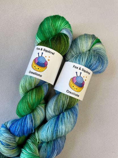 100g Coastal Headland - Hand-dyed Yarn