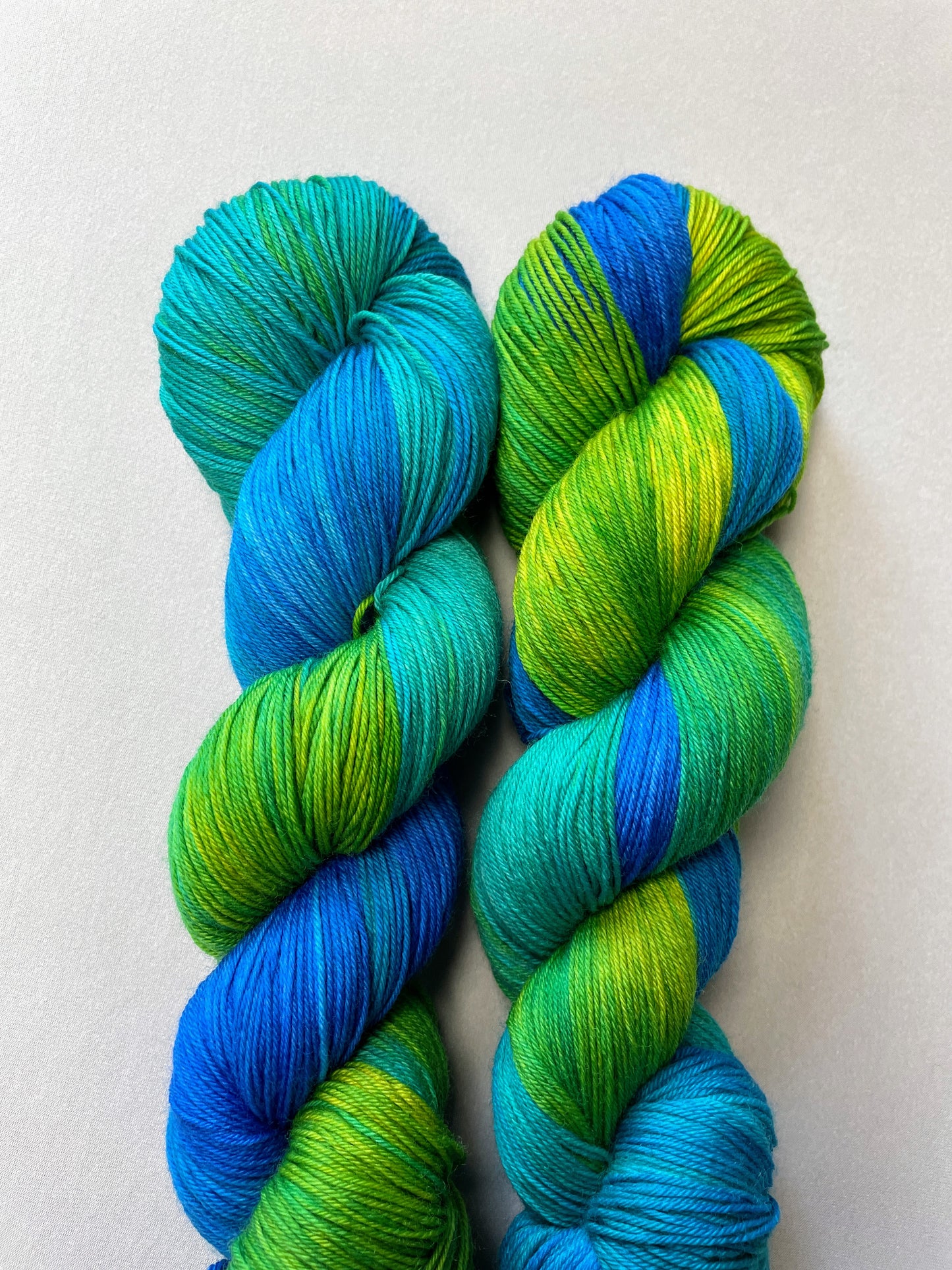 100g Emerald Falls - Hand-dyed Yarn