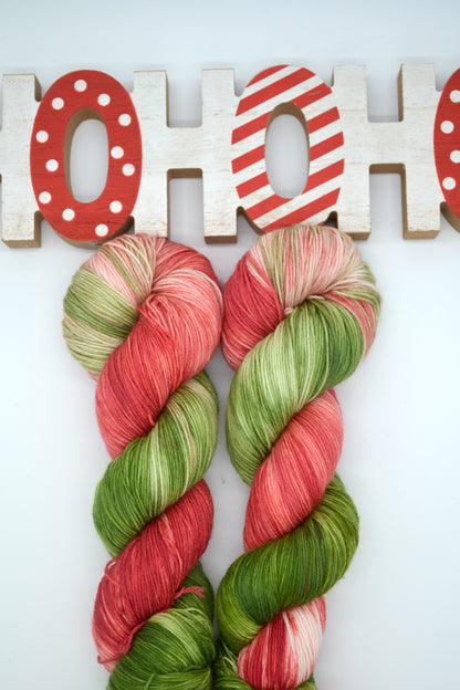 100g Sock Festive Hand-dyed Yarn