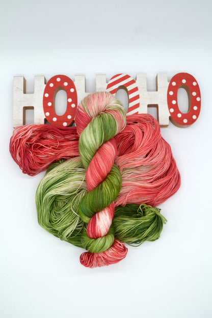 100g Sock Festive Hand-dyed Yarn