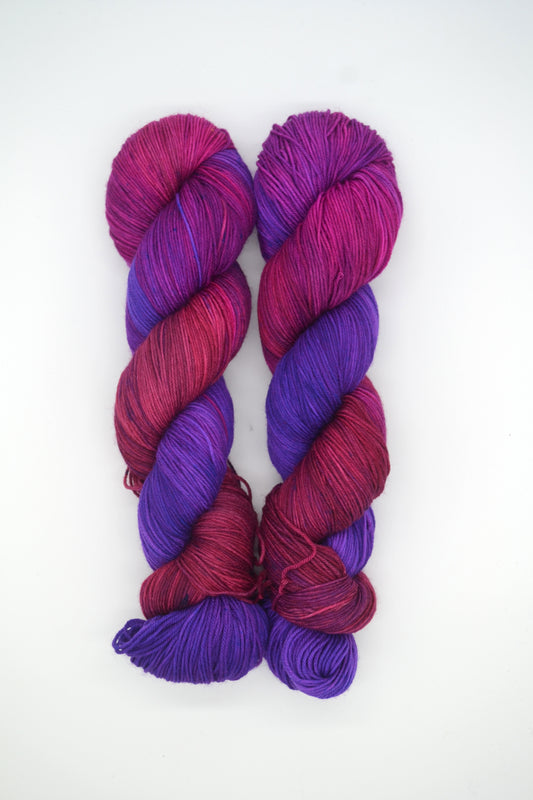 100g Sock Mulberry Hand-dyed Yarn