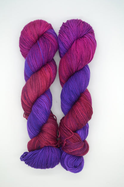 100g Sock Mulberry Hand-dyed Yarn