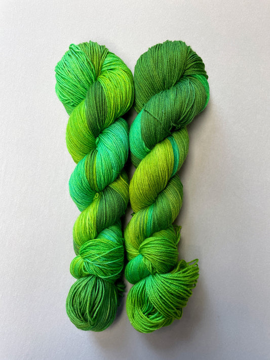 100g Mossy Frog - Hand-dyed Yarn