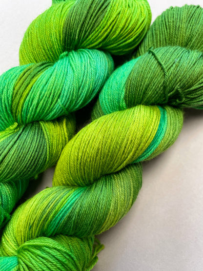 100g Mossy Frog - Hand-dyed Yarn