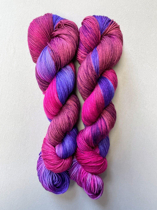 100g Plum Jam - Hand-dyed Yarn