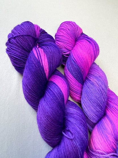 100g Purple Thistle - Hand-dyed Yarn