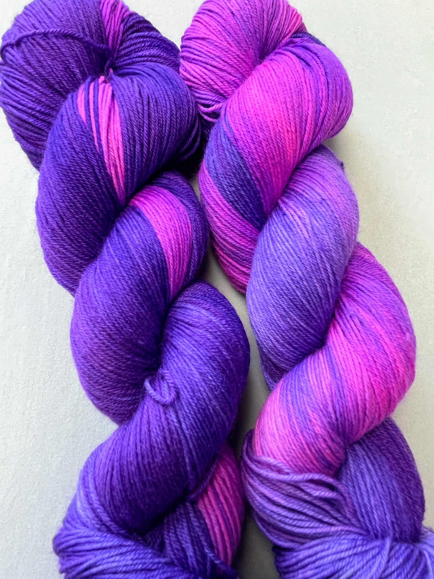 100g Purple Thistle - Hand-dyed Yarn