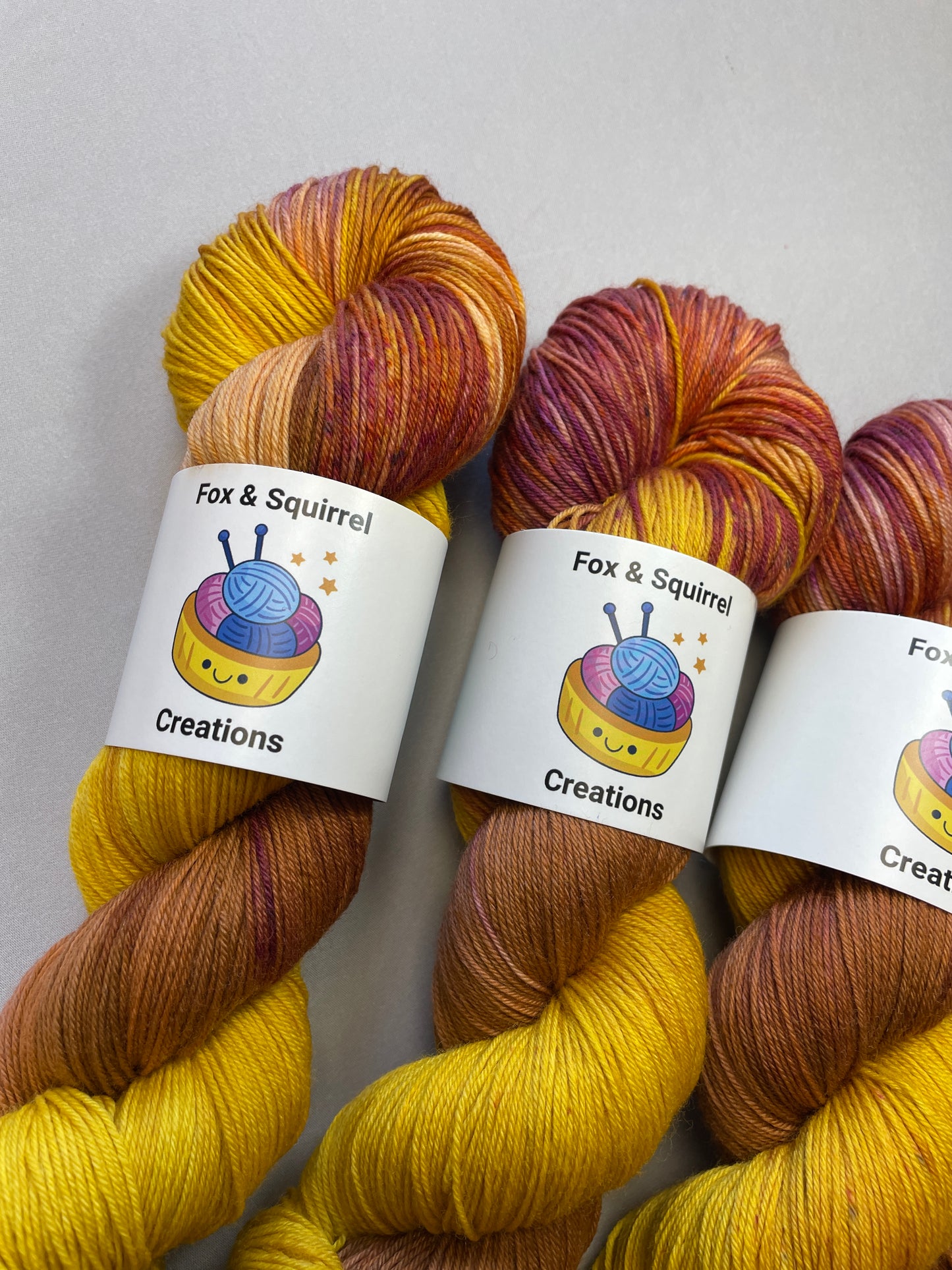 100g Toffee Popcorn - Hand-dyed Yarn