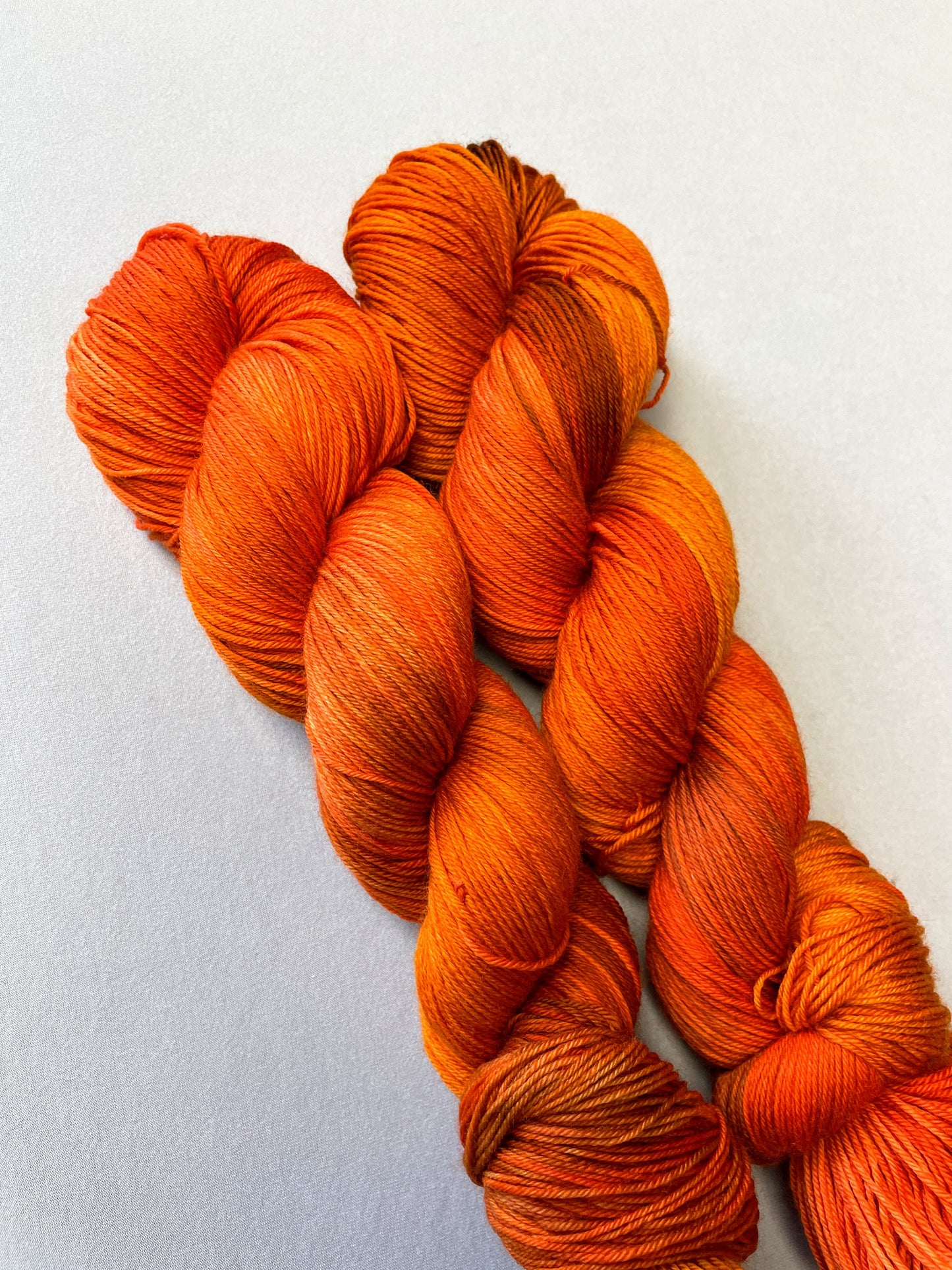 100g Warm Amber - Hand-dyed Yarn