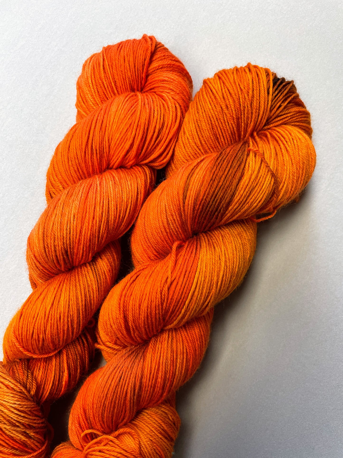 100g Warm Amber - Hand-dyed Yarn