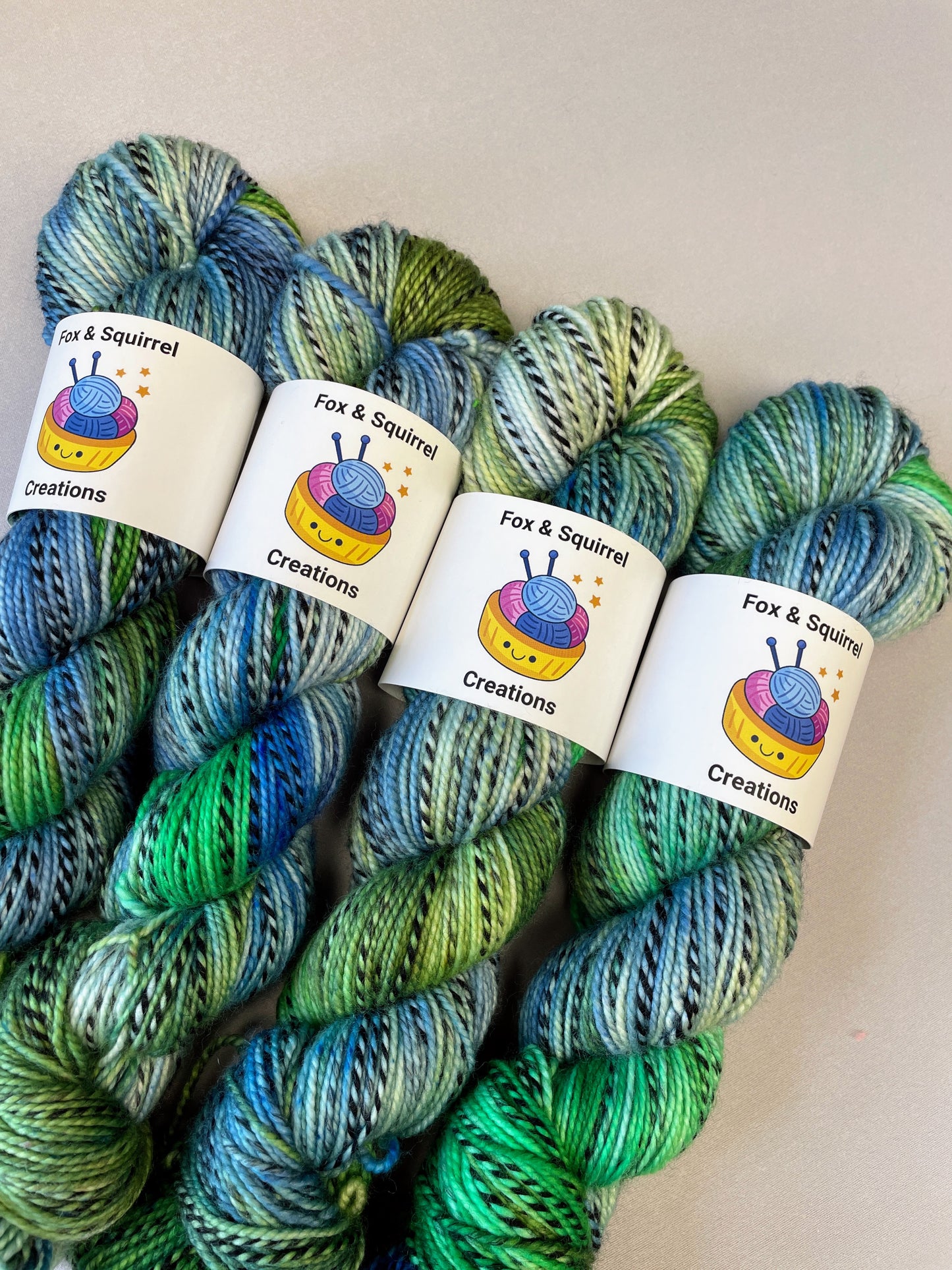 100g Coastal Headland - Hand-dyed Yarn