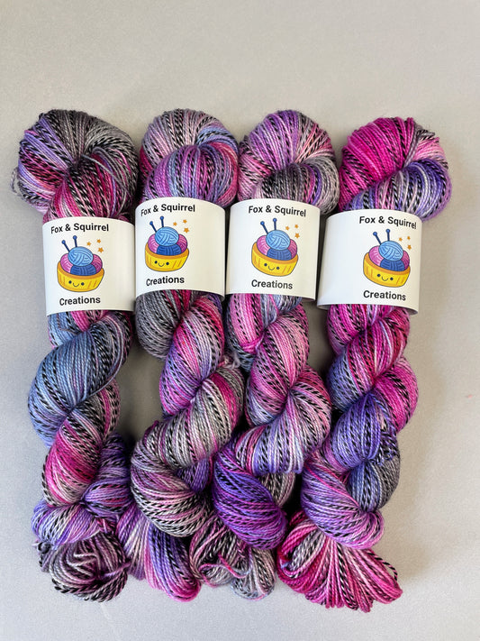 100g Zebra Sock Cupcakes Hand-dyed Yarn