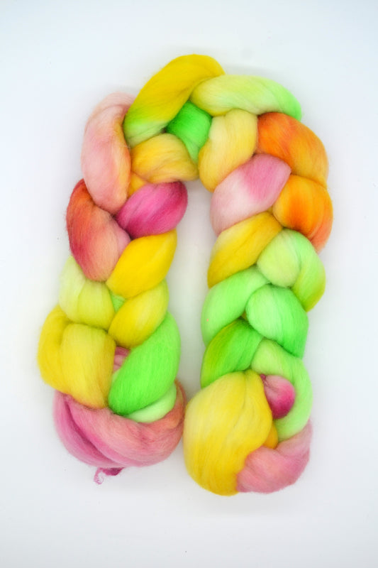Polwarth - Gumdrops 100g Hand-dyed Fibre