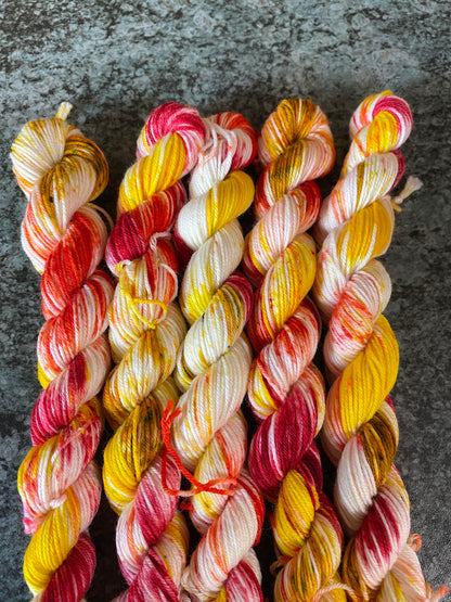 20g Fire Sprinkles - Hand-dyed Yarn