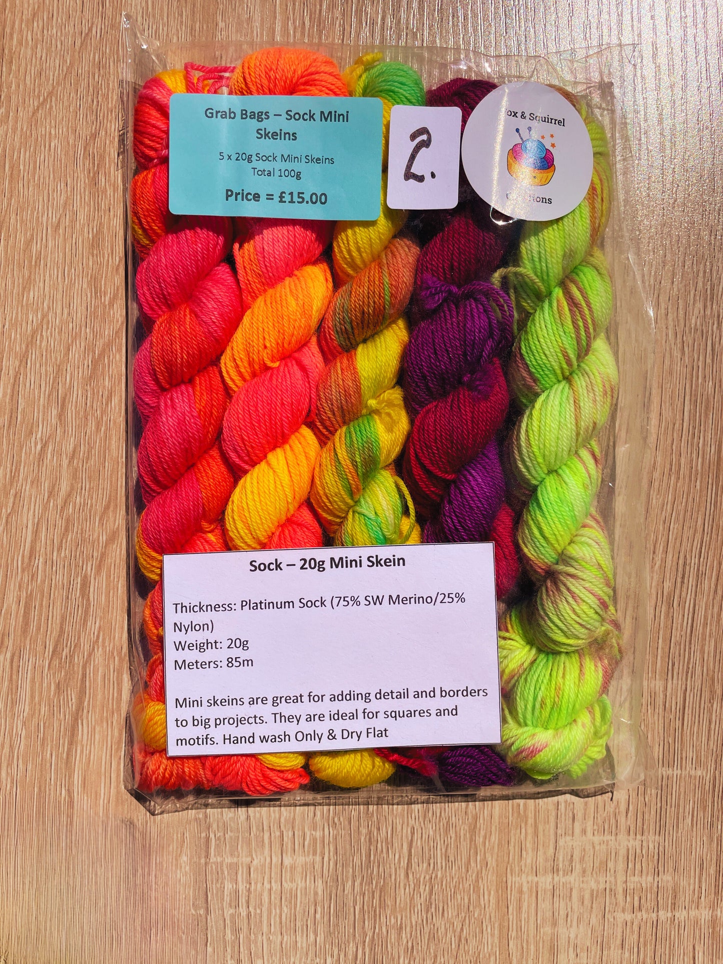 Grab Bag - 20g Sock Yarn