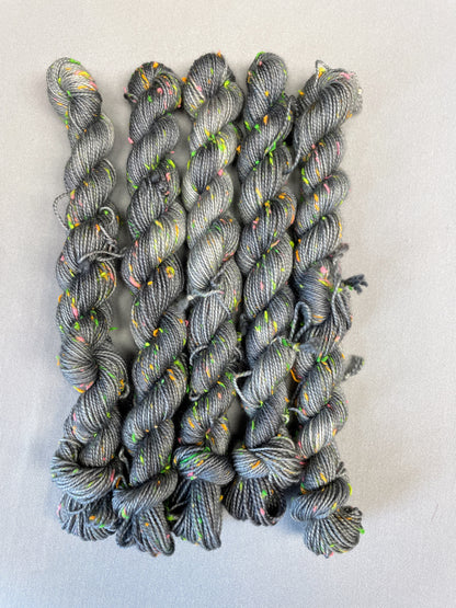 20g Grey (semi-solid) - Hand-dyed Yarn