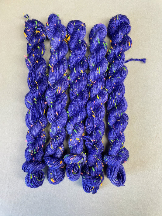 20g 4ply Neon Neps Hyacinth Mini Skein