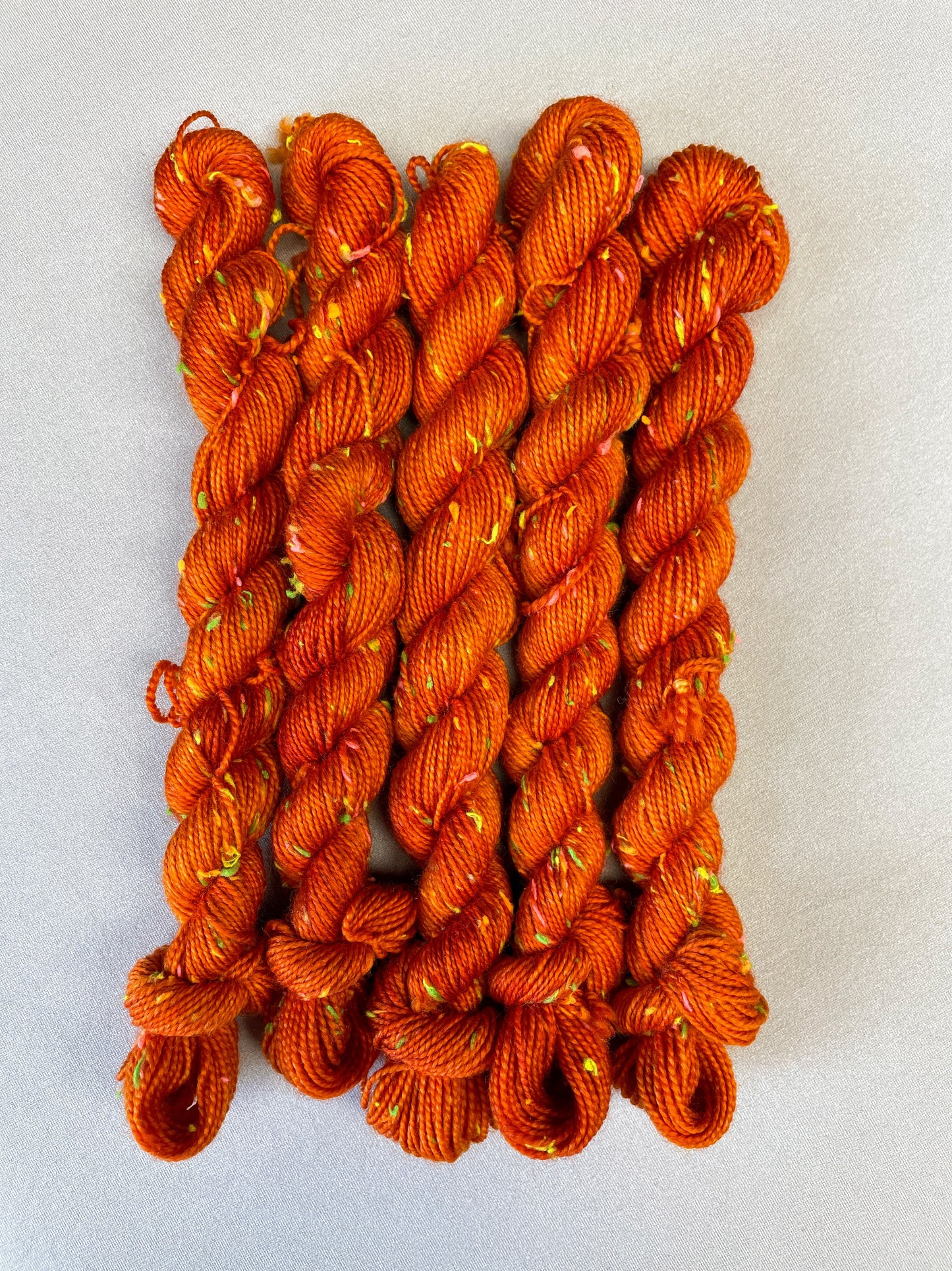 20g Saffron (semi-solid) - Hand-dyed Yarn