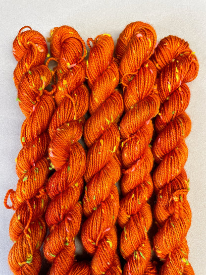 20g Saffron (semi-solid) - Hand-dyed Yarn