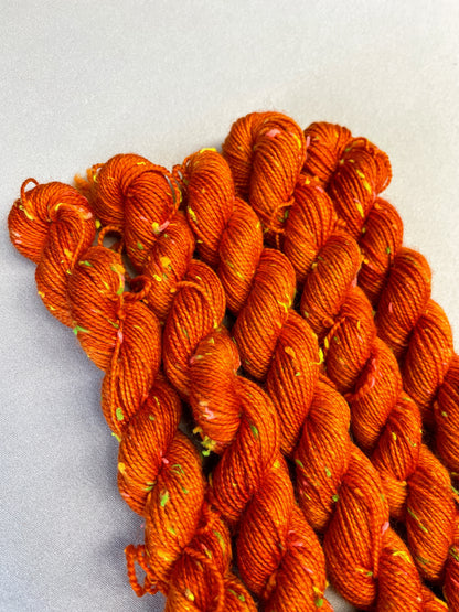 20g Saffron (semi-solid) - Hand-dyed Yarn