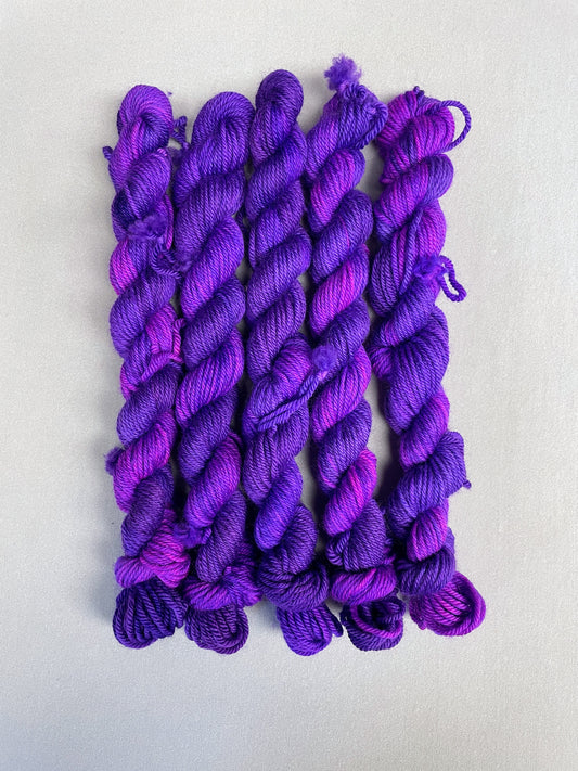 20g DK Purple Thistle Mini Skein