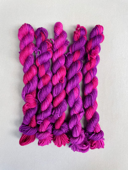 20g Raspberry Mist - Hand-dyed Yarn