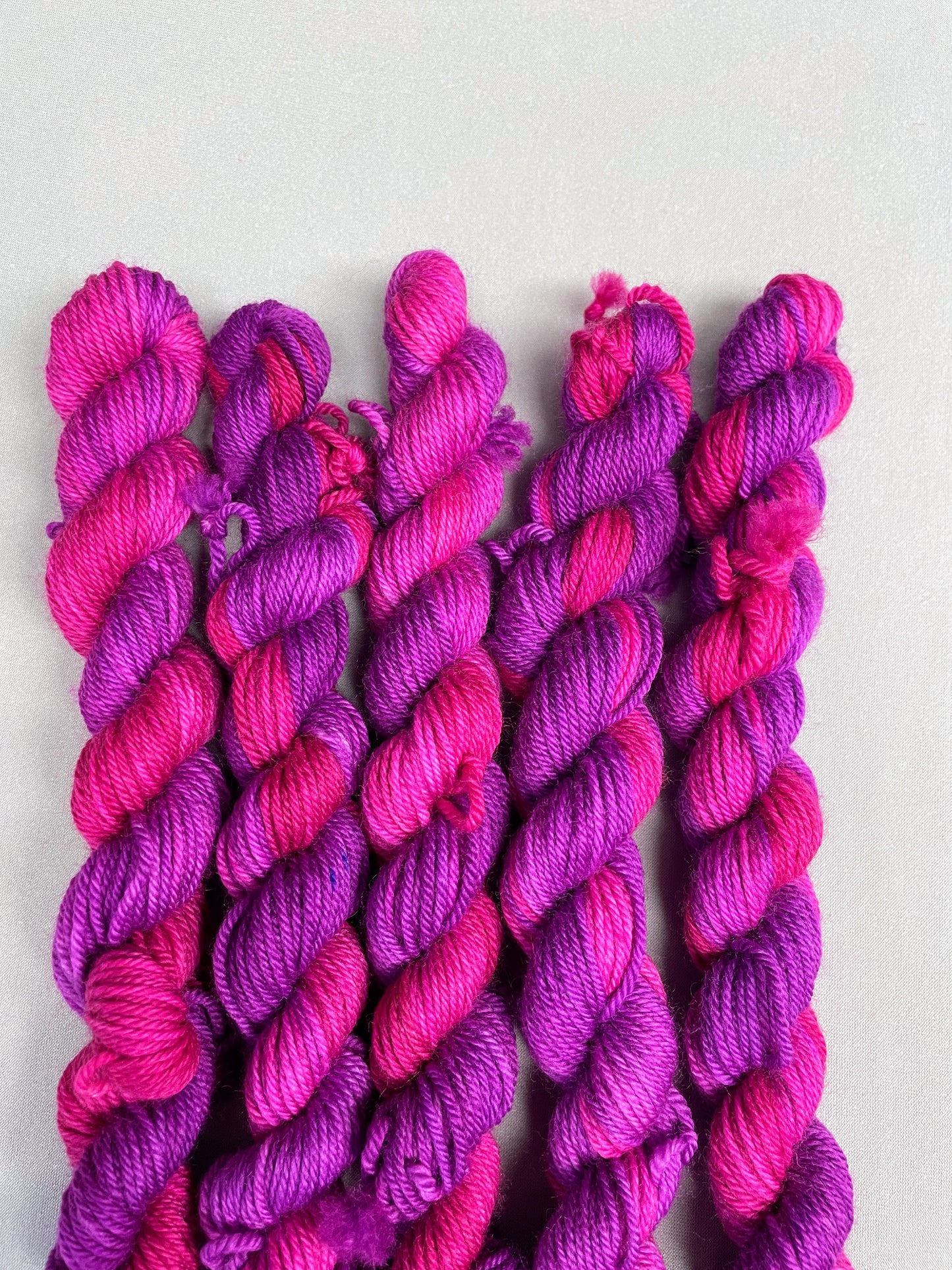 20g Raspberry Mist - Hand-dyed Yarn