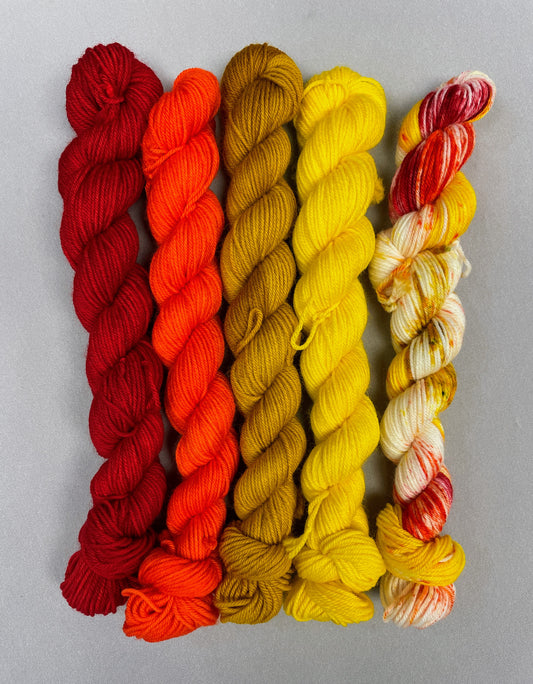 Fire Sprinkles Mini Skein Set