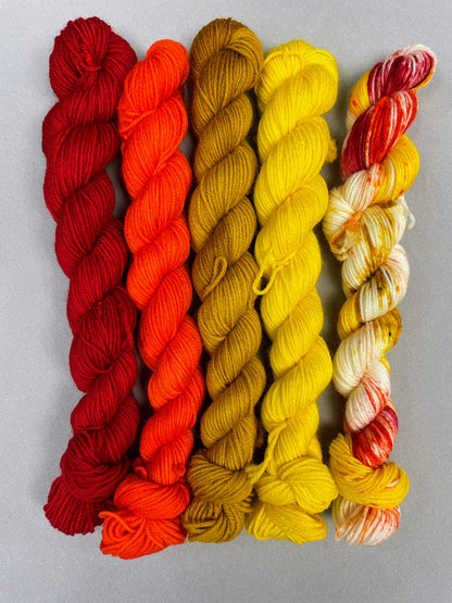 Fire Sprinkles Mini Skein Set