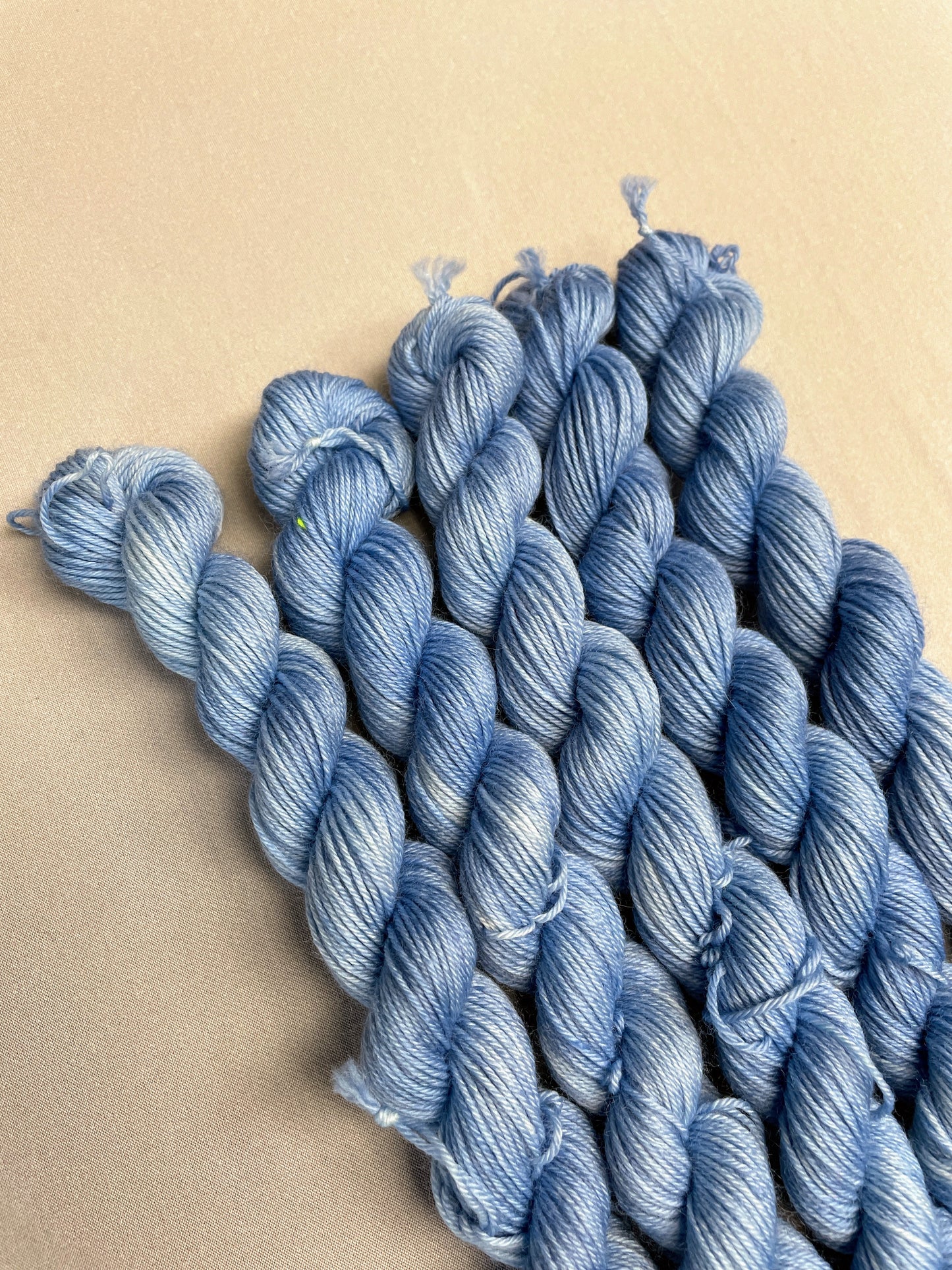 20g Baby Blue (semi-solid) - Hand-dyed Yarn