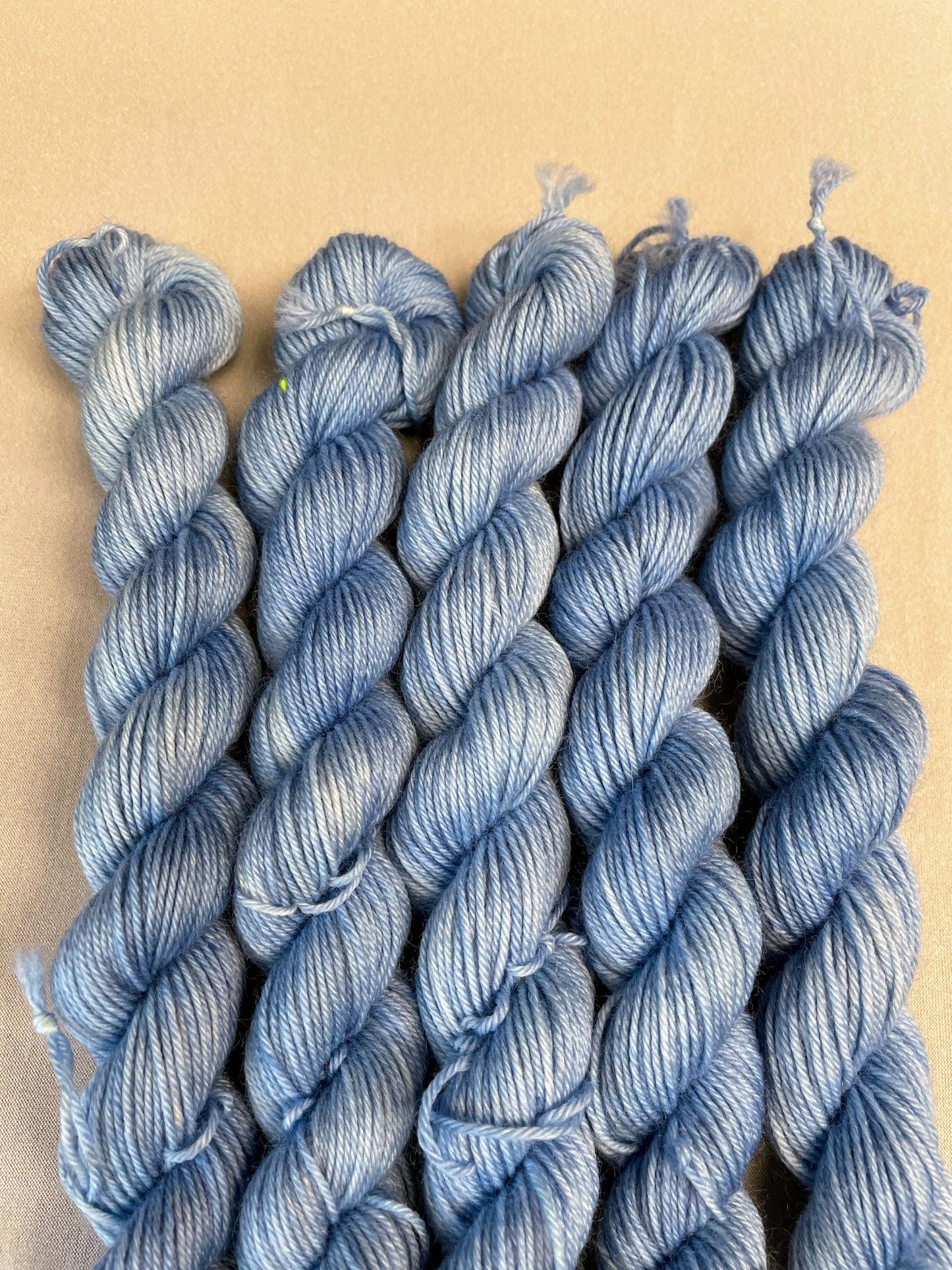 20g Baby Blue (semi-solid) - Hand-dyed Yarn